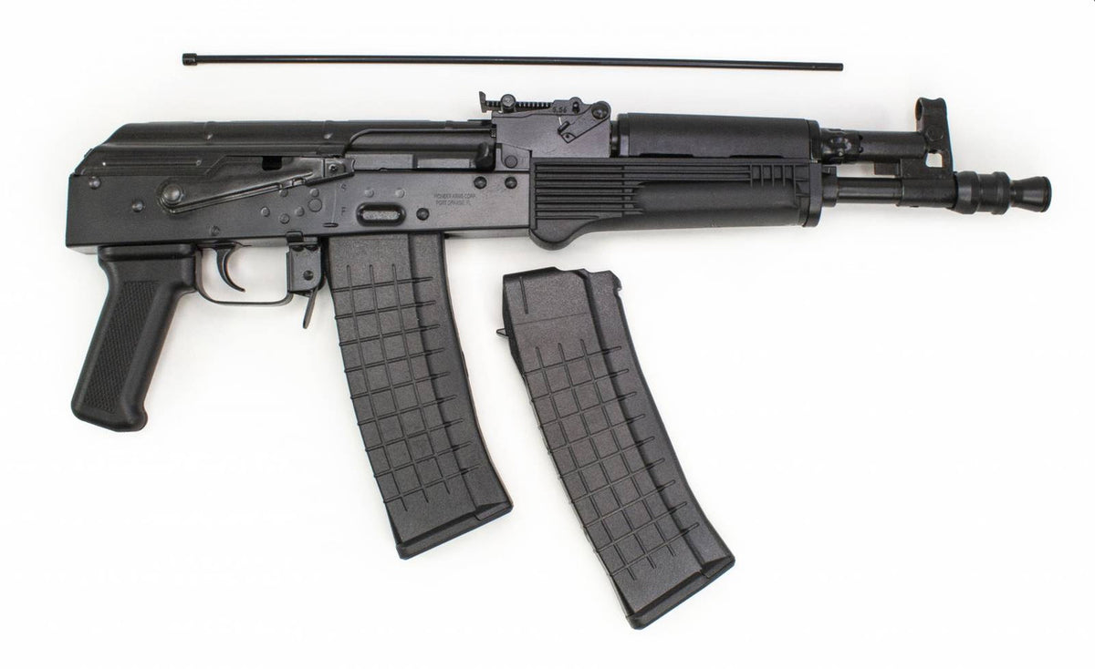 PIONEER ARMS FORGED SERIES HELLPUP AK-47 PISTOL 5.56MM, 2 30RD MAGS, 11.73 BARREL BLACK FINISH