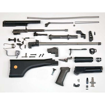 AK-47 USA Made Parts Kit 7.62x39 with Black Furniture
