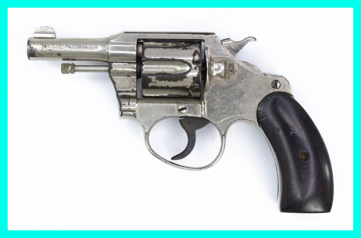 Colt Pocket Positive Revolver, .32 Police, 2.5" Barrel, Nickel