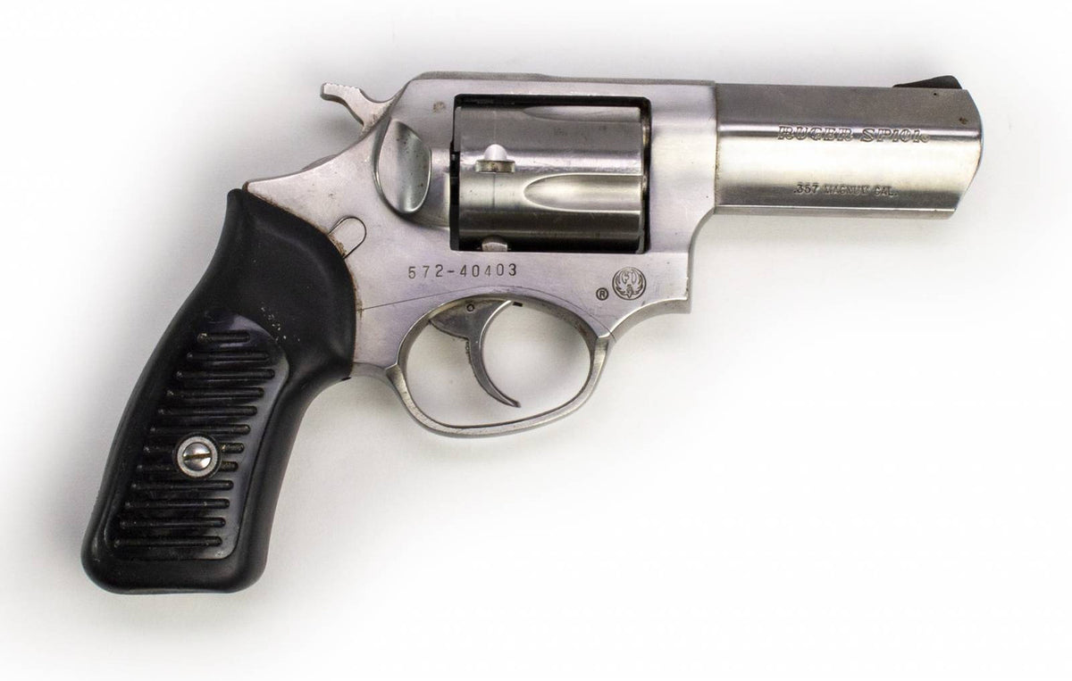 RUGER SP101 357 3 BARREL STAINLESS STEEL REVOLVER-USED
