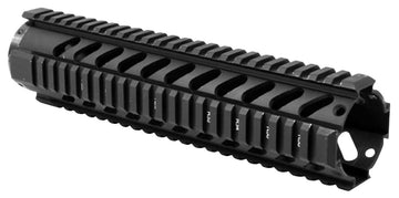 Aim Sports MT061 AR Mid-Length Free Float Quad Rail Black Hardcoat Anodized Aluminum 10
