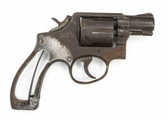 S&W 10-5 38 SPECIAL 2 BARREL FIXED SIGHTS ROUND BUTT BLUED