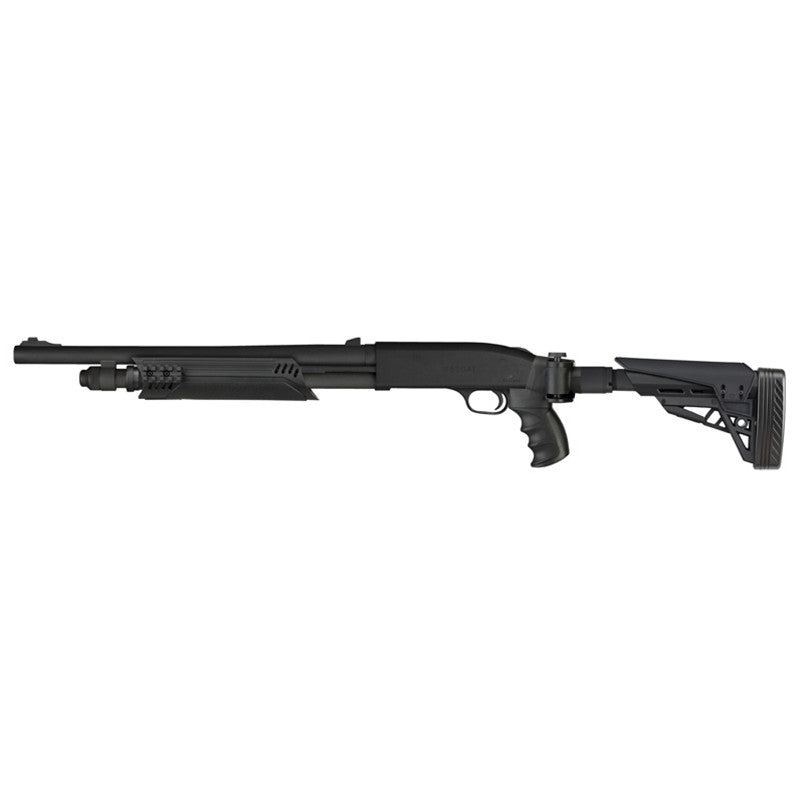 Advanced Technology B1101135 Strikeforce Shotgun Stock 6 Position Left Side Folding Black Synthetic for Moss 12&20 GA, Rem 870 12 GA, Win 12/20 GA