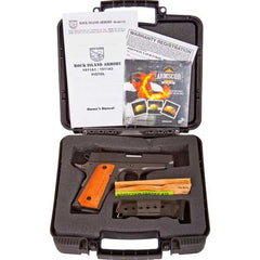 Rock Island 51416 GI Standard CS *CA Compliant 1911A1 45 ACP 3.25 6+1 Black Parkerized Wood Grip