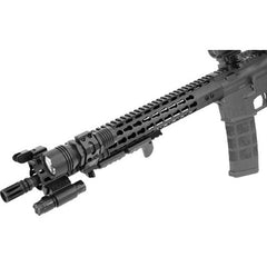 UTG Pro MTU019SSK Pro Slim Rail KeyMod AR-15 Black Hardcoat Anodized Aluminum 15 Picatinny