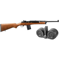 RUGER .223 CAL MINI 14  BLUED W/ HARDWOOD STOCK