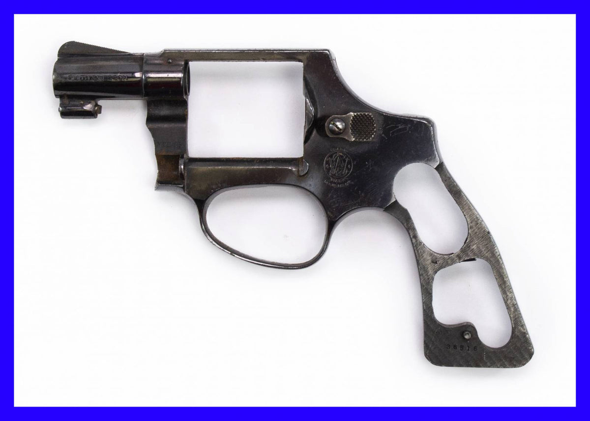 S&W 36 .38SPL 2" BBL BLUE FIXED SIGHT SQUARE BUTT