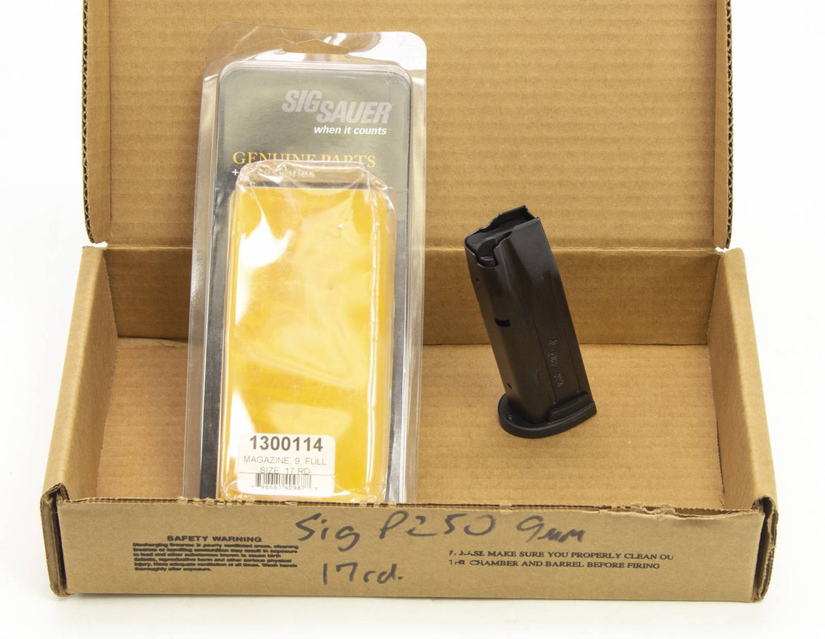 1 NEW SIG SAUER P250 9MM 17RD MAG