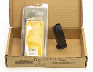 1 NEW SIG SAUER P250 9MM 17RD MAG