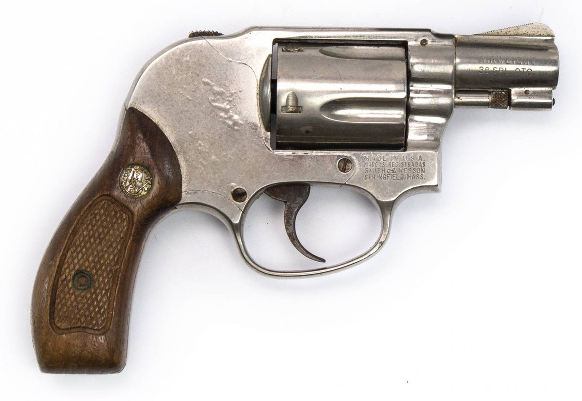 S&W Revolver 38, 38 Special 2 Barrel, Fixed Sights, Nickel
