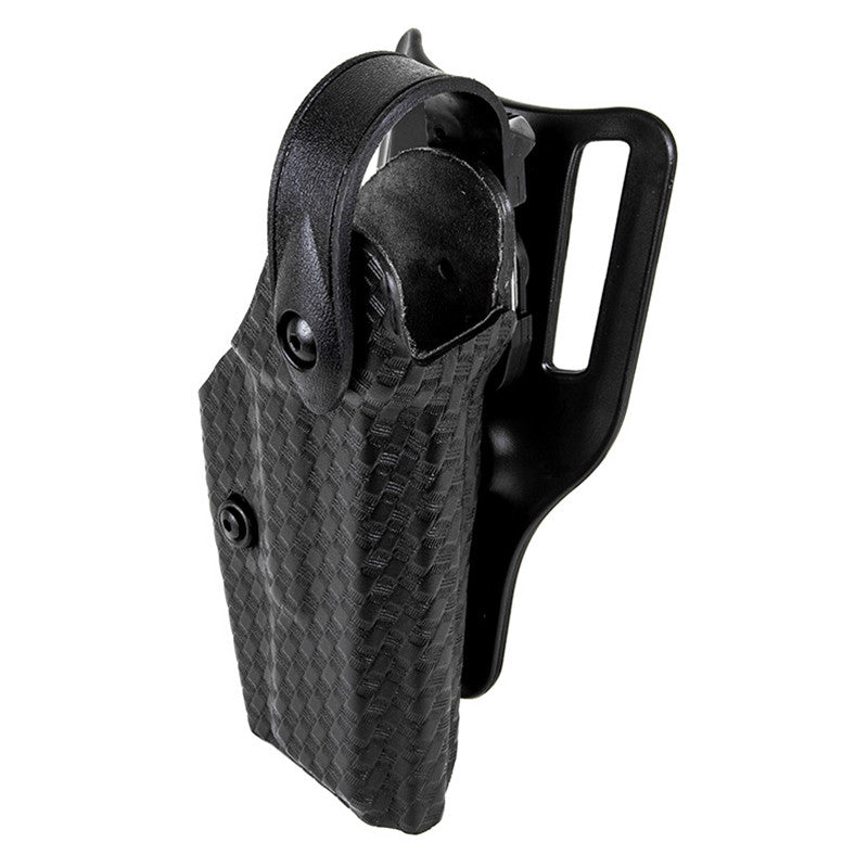 Safariland 6280-83-481 Mid-ride Level II RH Holster for Glock 17/19/22/23 - STX Basket Weave