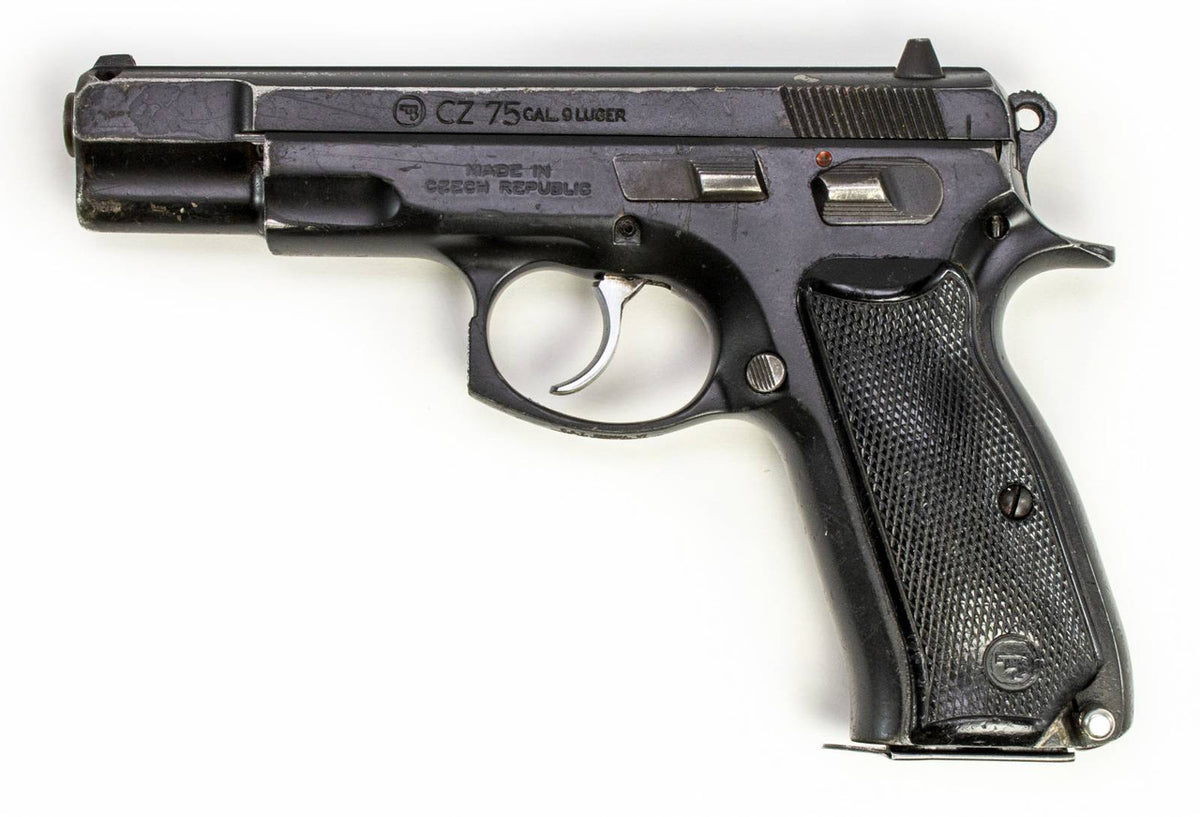 Ceska CZ75 9mm Caliber Black Pistol - Used Condition1218