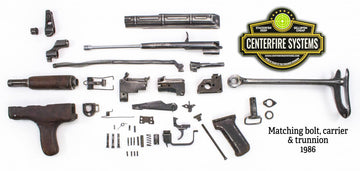 Romanian Model 65 AKM-47 7.62x39 Underfolder Parts Kit - Numbers Matching - Good Bluing - Year 1986