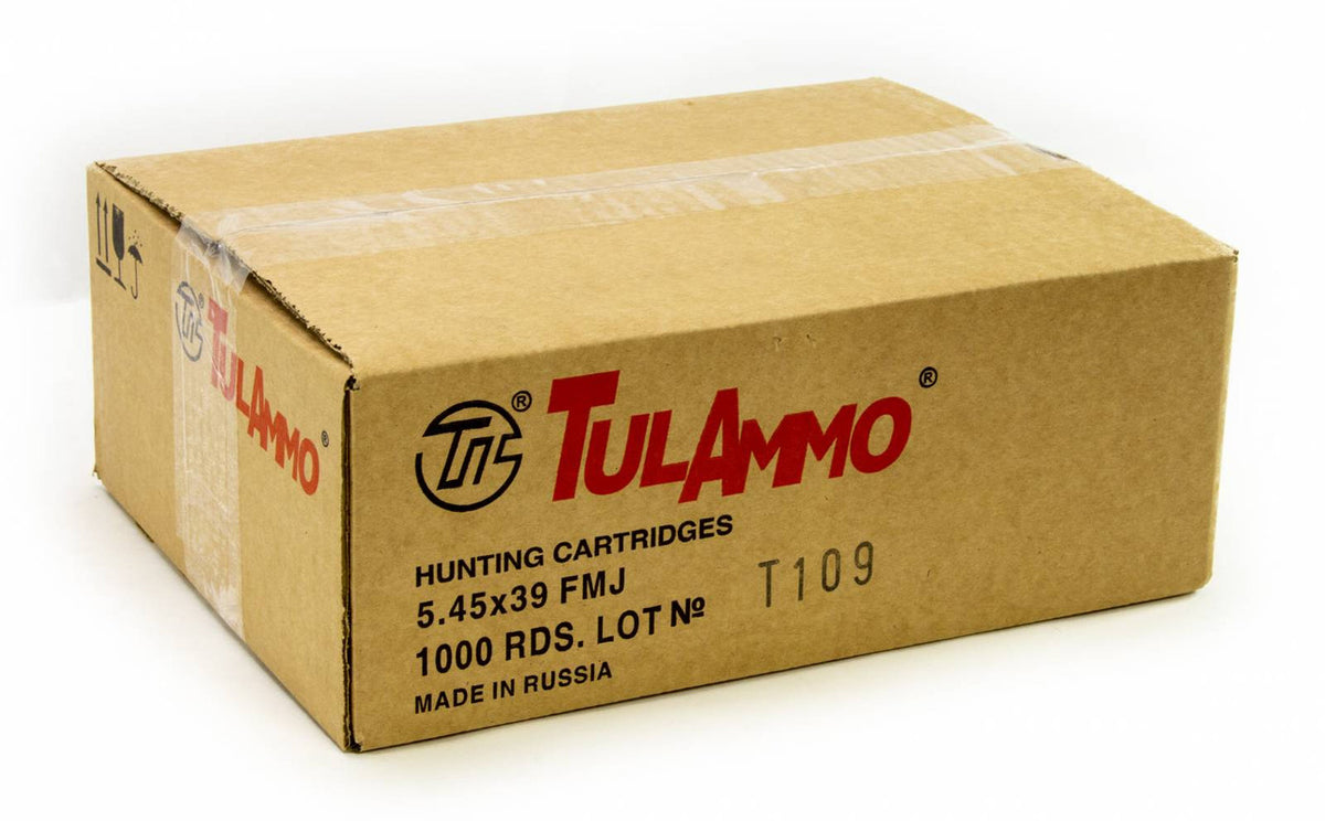 TulAmmo 5.45x39 FMJ 60GR Ammo 1000rds