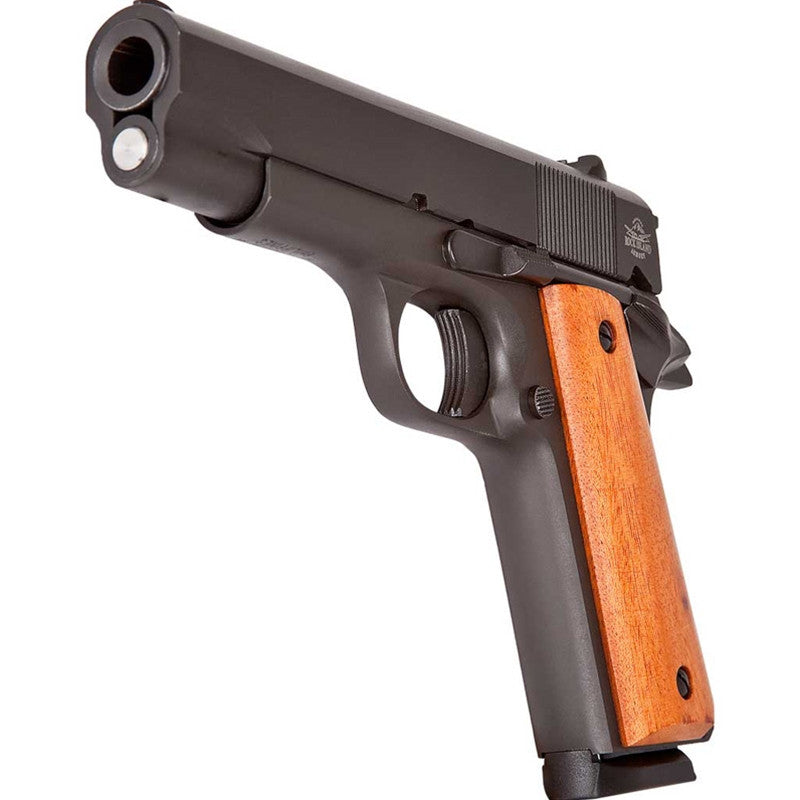 Rock Island 51417 GI Standard MS *CA Compliant 1911A1 45 ACP 4.25 8+1 Black Parkerized Wood Grip