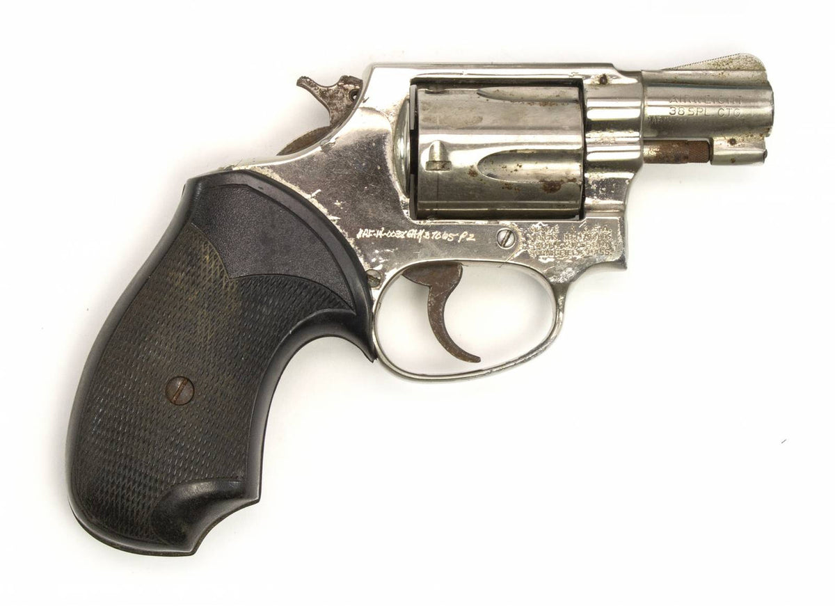 S&W Revolver 37, 38 Special 2 Barrel, Fixed Sights, Nickel1205