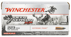Winchester Ammo X223DS Deer Season XP  223 Rem 64 gr Extreme Point 20 Bx/ 10 Cs