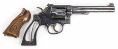 S&W 14-3 38SPL 6 Barrel Square Butt Blued Revolver