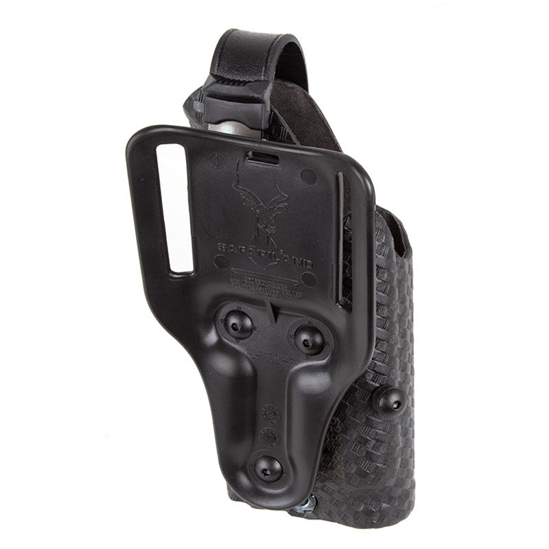 Safariland SLS Mid-ride Level II Retention Duty Holster with STX Basket Weave for G17/22/31 with Attached Light