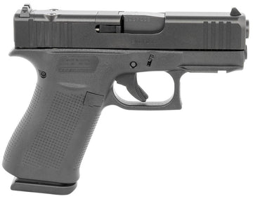 Glock PX4350201FRMOS G43X MOS Sub-Compact 9mm Luger 3.41 10+1 Black nDLC Steel w/Front Serrations Slide Black Rough Texture Interchangeable Backstraps Grip Fixed Sights
