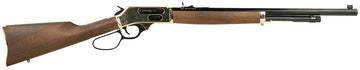 Henry H010BG Side Gate 45-70 Gov 4+1 22 Blued Octagon Barrel, Polished Brass Hardened Rec, American Walnut Stock Furniture, Large Loop Lever, Adj. Sight
