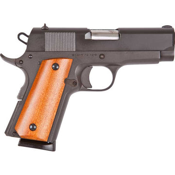 Rock Island 51416 GI Standard CS *CA Compliant 1911A1 45 ACP 3.25 6+1 Black Parkerized Wood Grip