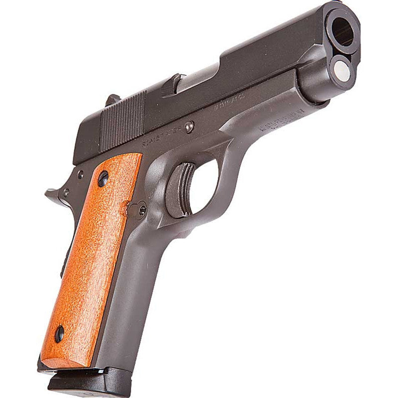 Rock Island 51416 GI Standard CS *CA Compliant 1911A1 45 ACP 3.25 6+1 Black Parkerized Wood Grip