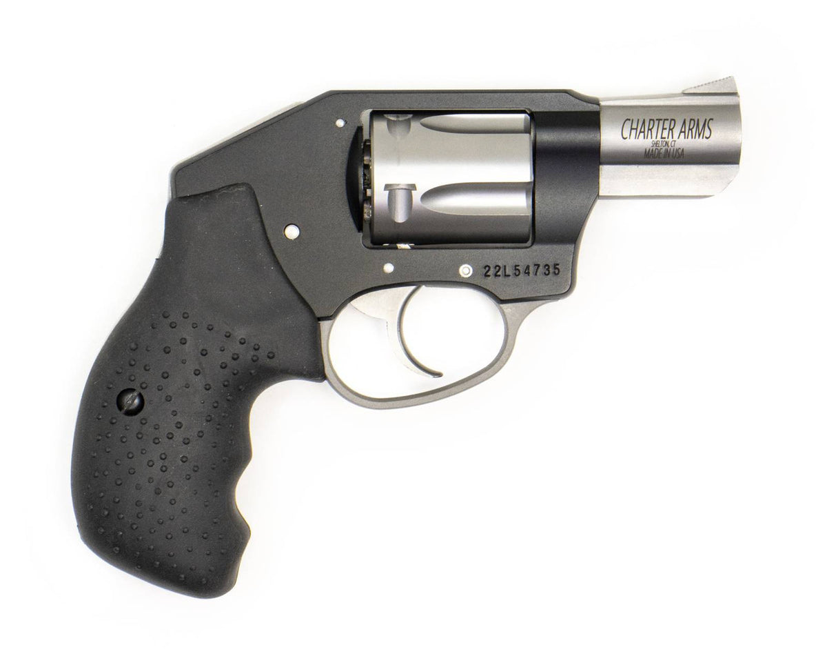 Charter Arms Off Duty  38 Special 5 Round 2 Matte Stainless Black Aluminum Black Rubber Grip