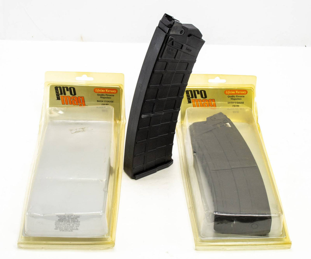 2 NEW PRO MAG SAIGA 12 10RD MAGS