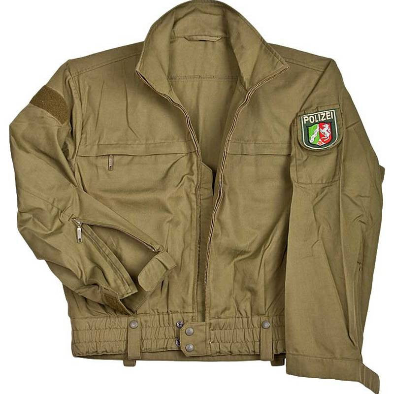 German Riot Police OD Green Combat Jacket - Extra Extra Large - Used