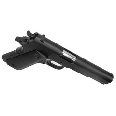 SDS Imports 1911 A1 Service 45 ACP 5 8+1 Black Cerakote Steel Slide Black Polymer Grip