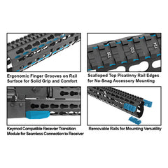 UTG PRO  AK-47 13 Keymod Compatible Handguard