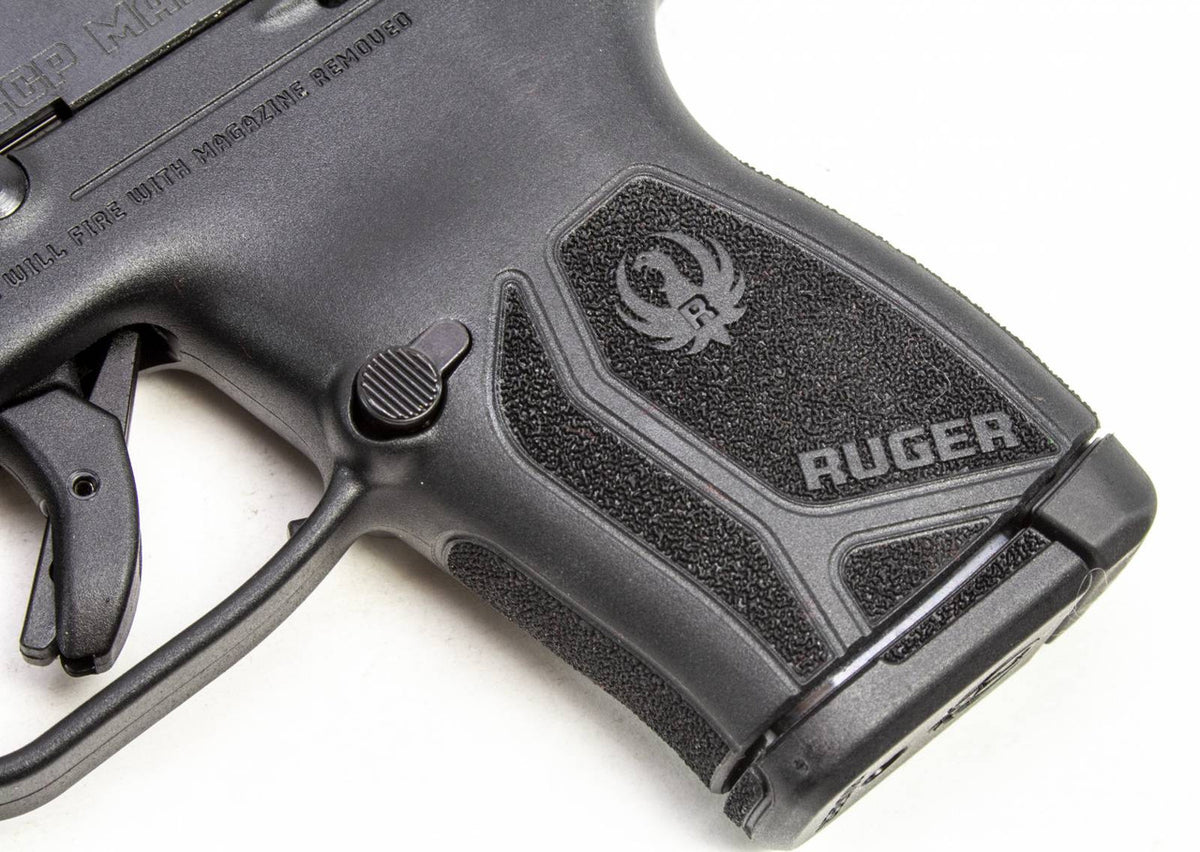 Ruger 13716 LCP Max 380 ACP 2.80 10+1 Black Polymer Frame Black Oxide Steel Black Polymer Grip