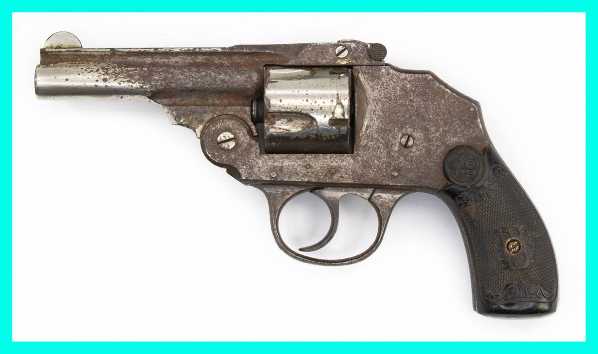 IVER JOHNSON TOPBREAK 38S&W 3.25BARREL CHROME