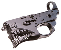 SHARPS BROS LLC SBLR01 Hellbreaker Stripped Lower AR-15 AR Platform Multi-Caliber Black Hardcoat Anodized