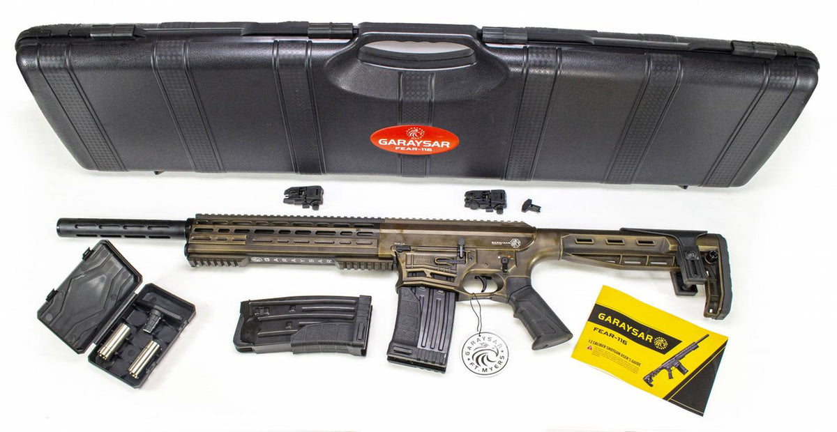 Garaysar FEAR116 12 Gauge Semi-Auto Magazine Fed Shotgun - Bronze Battle Worn