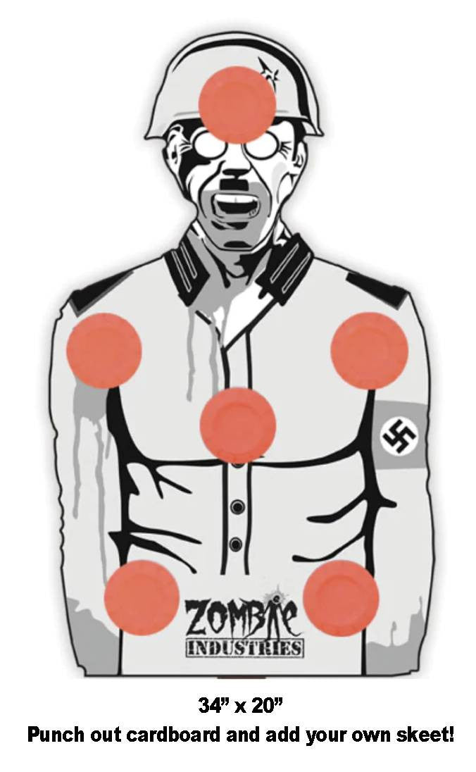 ZOMBIE OUTBREAK: NAZI SOLDIER CARDBOARD TARGETS 45 PACK
