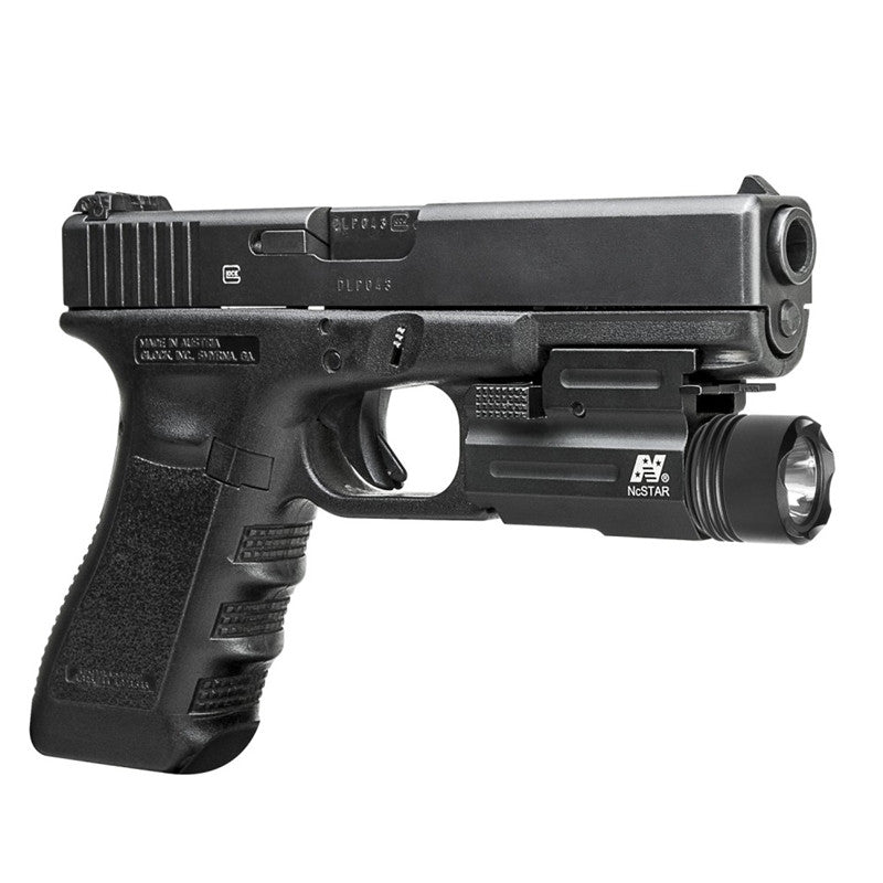 NCStar AQPTFLG Green Laser/Flashlight  Green Laser 5mW Universal w/Accessory Rail 532 nm Wavelength