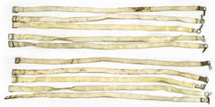 European AK-47 Leather Parade Slings (Used) - 10 PACK - White