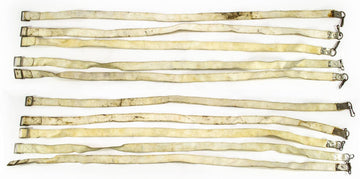 European AK-47 Leather Parade Slings (Used) - 10 PACK - White
