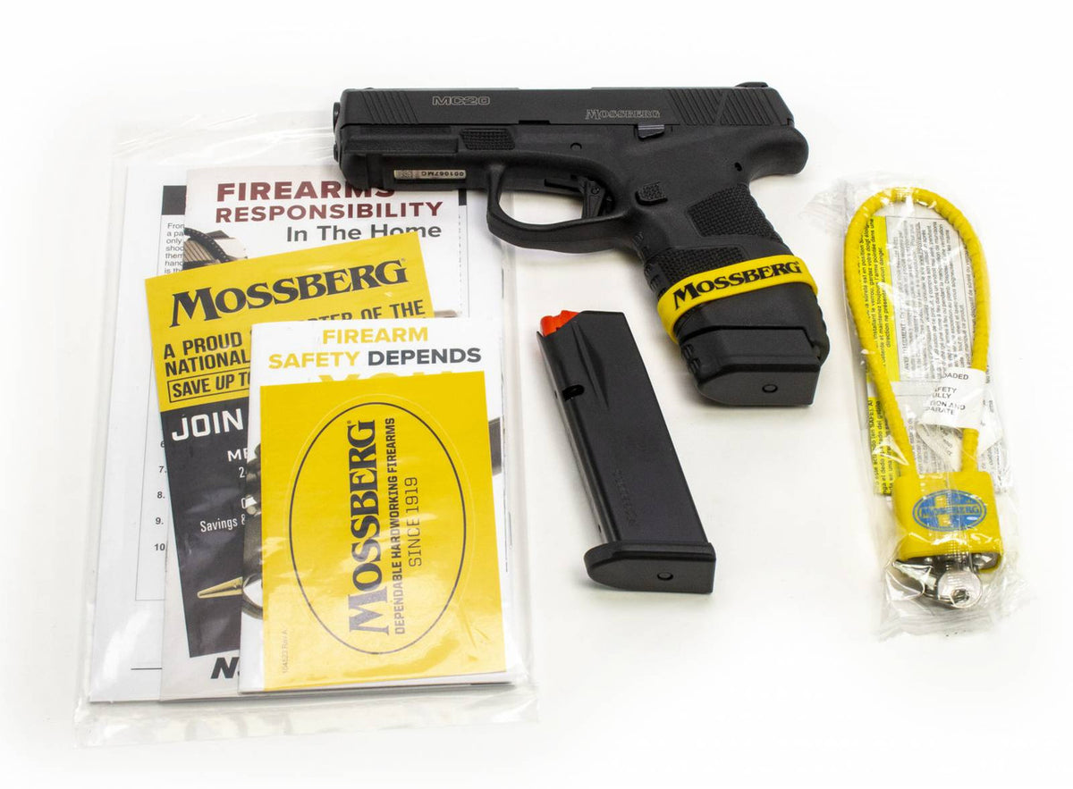 Mossberg 9mm Luger 15+1, 89012 MC-2 Compact 3.90 Matte Black Stainless Steel DLC Slide Black Polymer Grip