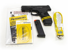 Mossberg 9mm Luger 15+1, 89012 MC-2 Compact 3.90 Matte Black Stainless Steel DLC Slide Black Polymer Grip