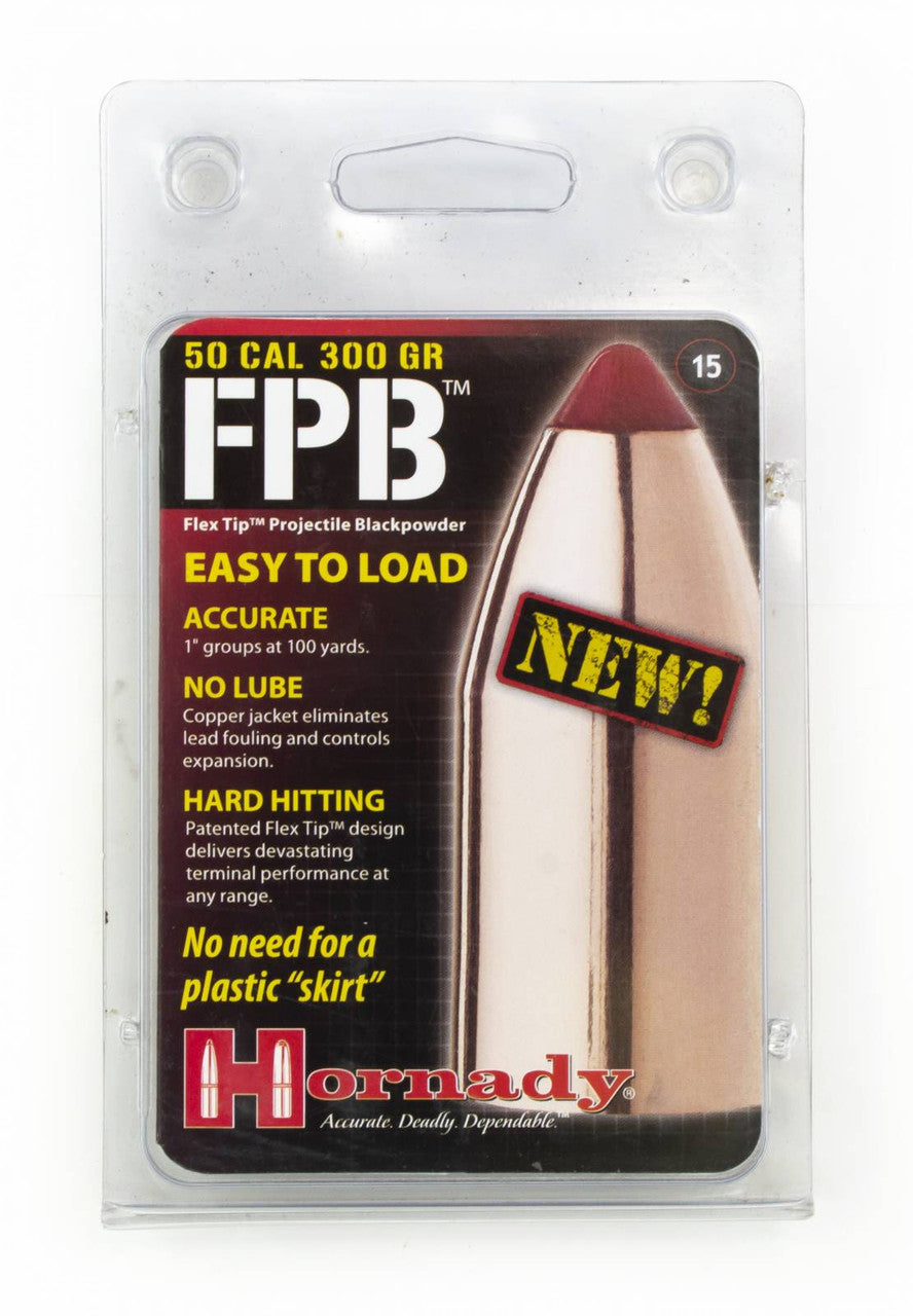 Hornady FPB 50 Black Powder 300 GR 15 PK