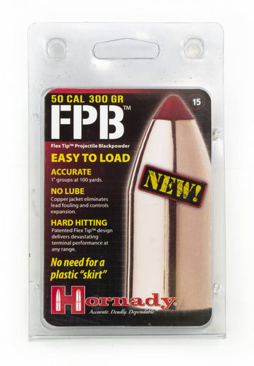 Hornady FPB 50 Black Powder 300 GR 15 PK