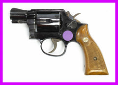 S&W 12-3 AIRWEIGHT 38 SPECIAL 2 BARREL BLUED SQUARE BUTT9365