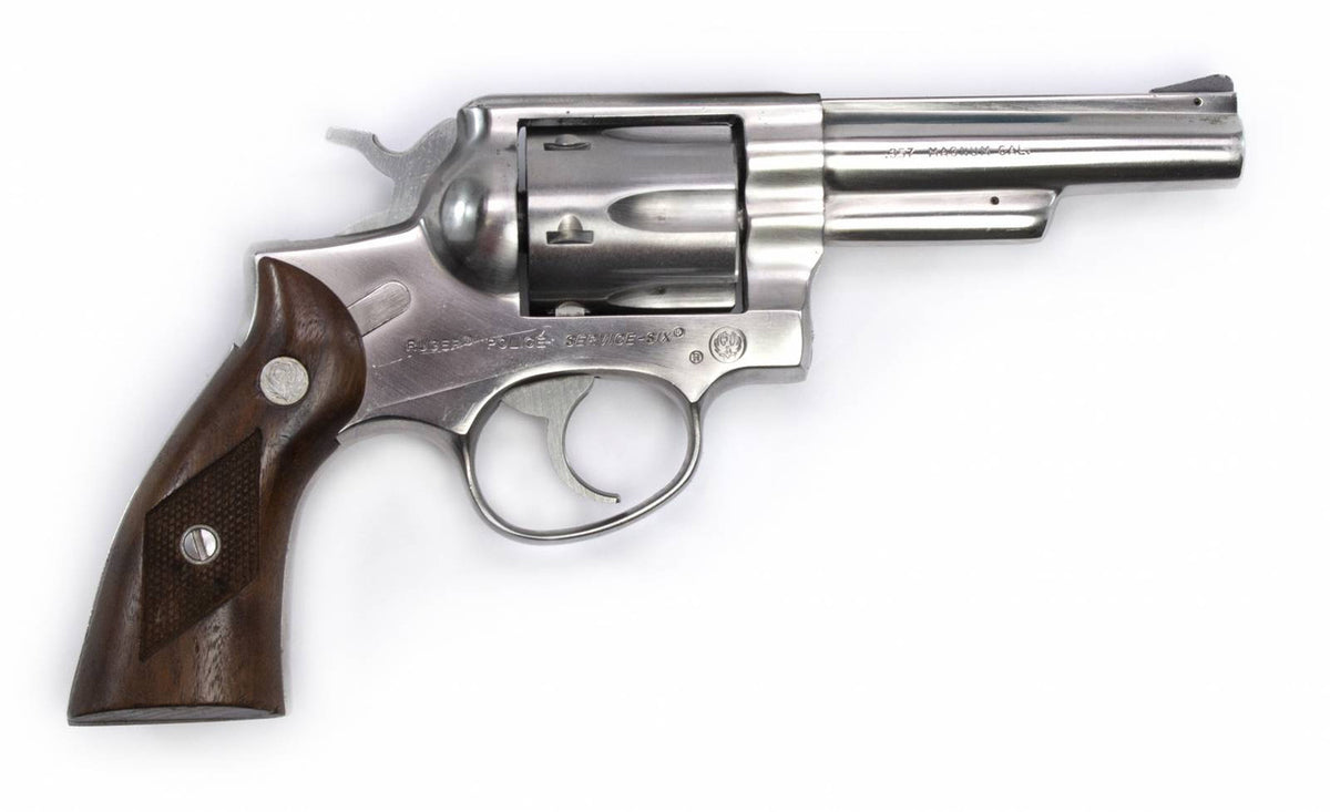 RUGER POLICE SERVICE SIX .357 4 BARREL - STAINLESS