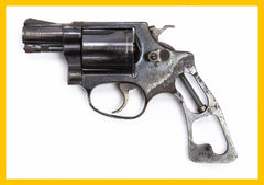 S&W 36 .38 SPECIAL 2" BARREL BLUED FIXED SIGHT SQUARE BUTT