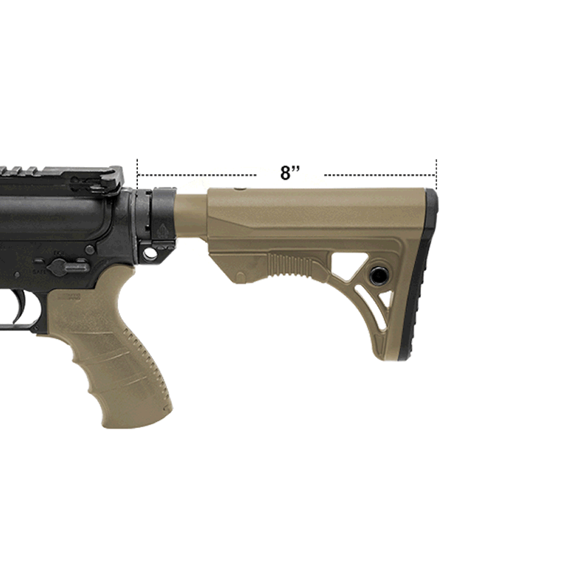 UTG Pro M4 Ops Ready S3 Mil-spec Stock Kit - FDE