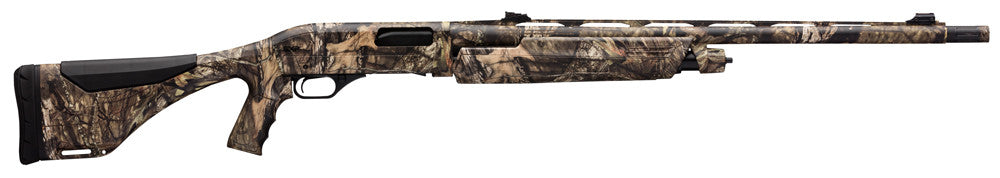 Winchester Guns 512320390 SXP Long Beard Pump 12 Gauge 24 3+1 3 Fixed w/Textured Gripping Panels Stock Aluminum Alloy Receiver with overall Mossy Oak Break-Up Country Finish