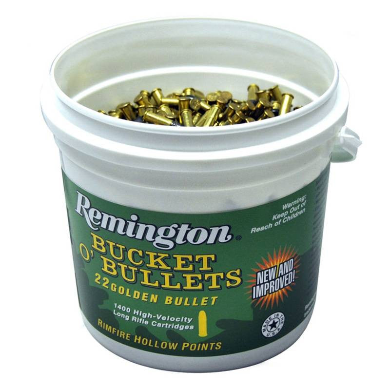 REM BUCKET O' BULLETS 22LR 36GR HP 1400 ROUNDS